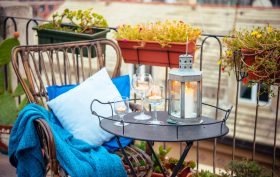 Idee per vivere il balcone o il terrazzo anche in inverno